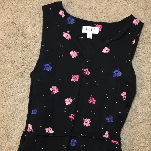 Elle Dresses & Skirts - ELLE Dress — Black Floral Dress Elle Dresses & Skirts - ELLE Dress — Black Floral Dress